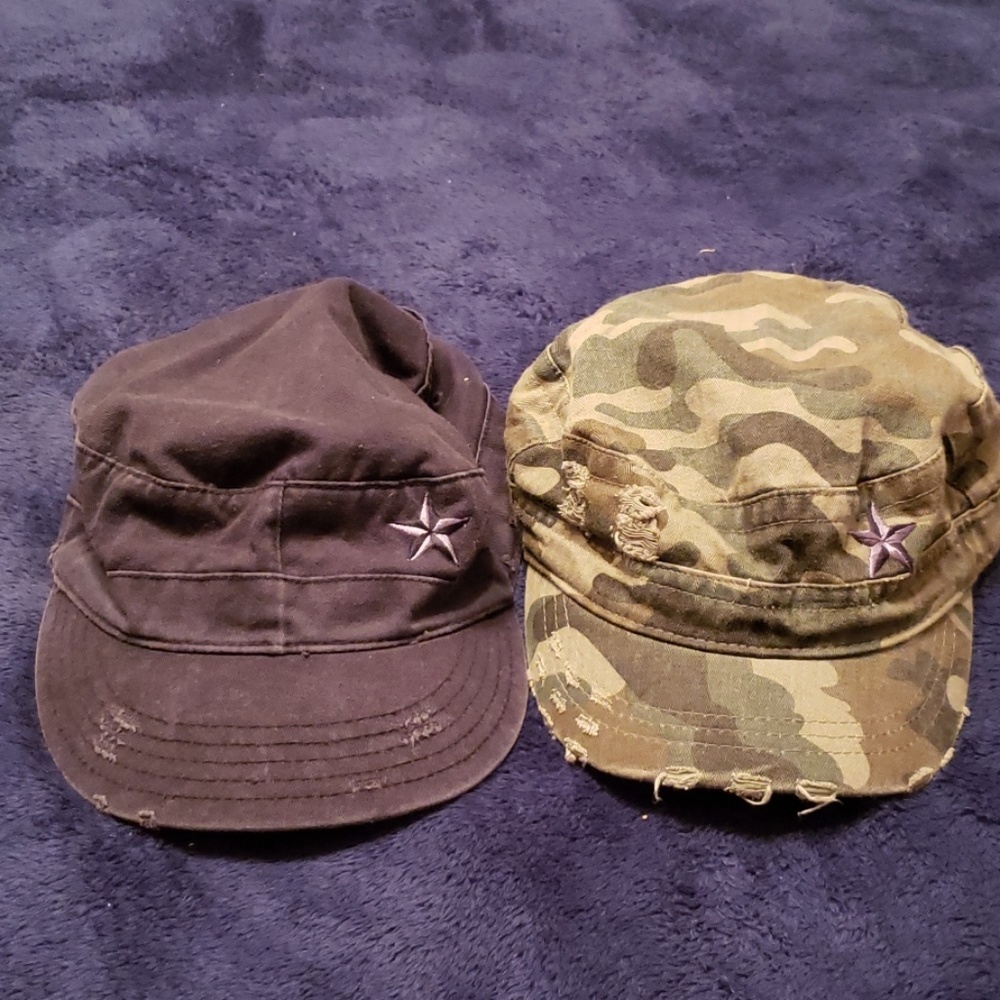 Women's distressed hats